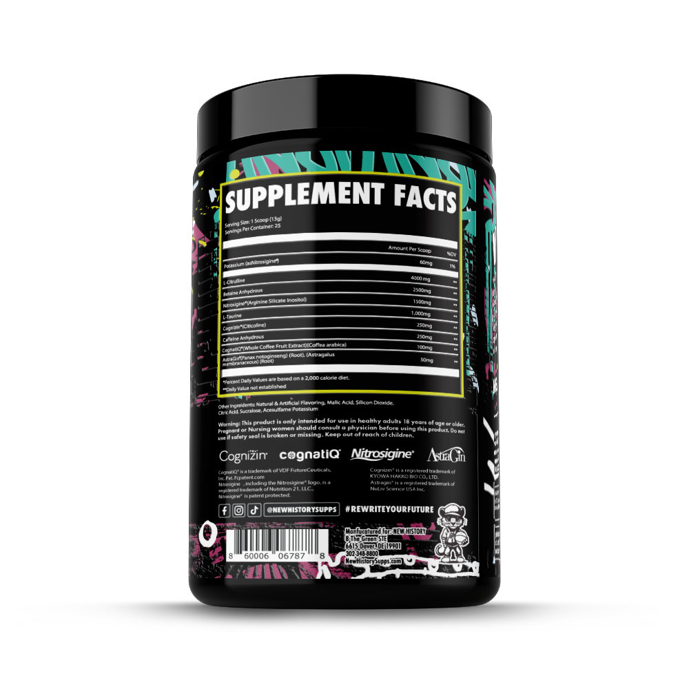 New History Pre-Workout