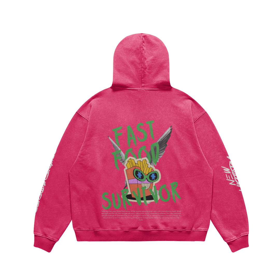 NH FAST FOOD SURVIVOR OVERSIZED HOODIE (MADE TO ORDER)