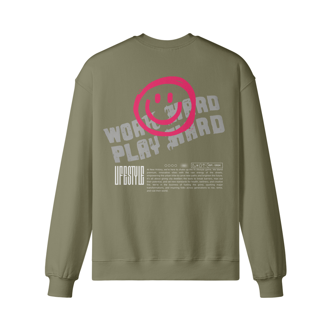 NEW HISTORY WORK HARD SWEATSHIRT (MADE TO ORDER)